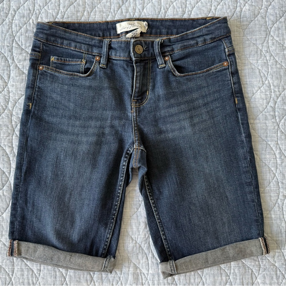 H&M Dark Blue Denim Bermudas